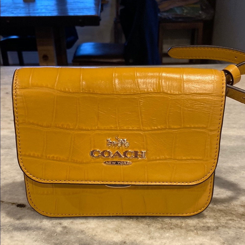 Coach Yellow Crossbody Bag